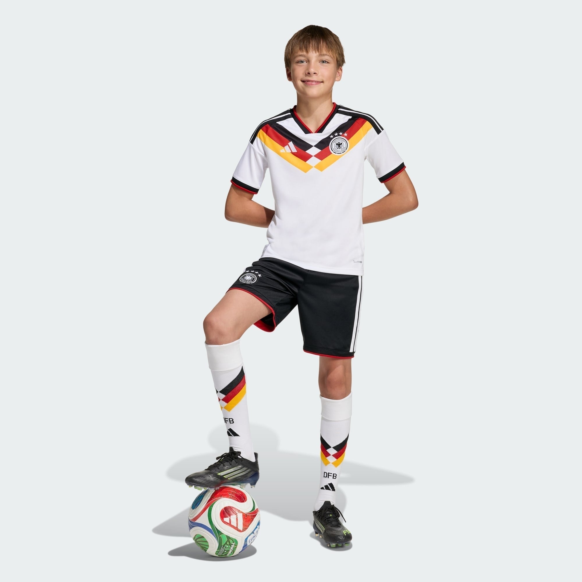 Camisa_I_Alemanha_26_Infantil_Br_4 - Ride Up Sports